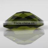 High Quality Synthetic Olivine Rectangle CZ/Cubic Zirconia Gemstone thumbnail-6