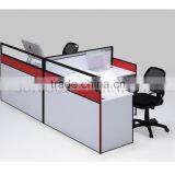 Modern Cheap Cuved Cubicles Office U Shape Workstation 3 Seats Staff Table (SZ-WS359) thumbnail-2