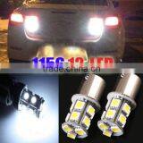 2X WHITE 13 SMD LED BACKUP REVERSE LIGHT BULB BACK UP BA15S 1156 7506 1141 LC-1