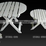 Decorative Fruit Shape Foldable Wood Table for Garden