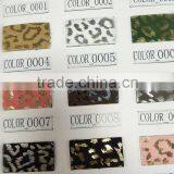 Colorful Raw Material Fashion Leopard Pattern Printed Suede Fabric for Making Shoes thumbnail-4
