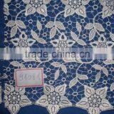 Newest classical top sale polyester chemical lace fabric