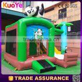 Pvc Tarpaulin Panda Moon Bounce Inflatable With EN14960
