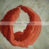 VISCOSE OMBREY COLOURED LOOP SCARVES thumbnail-3