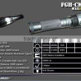 Rechargeable 18650 Hard Anodization 24W HID Camping Flashlight thumbnail-2