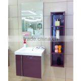 Purple Silver Shining Laminated Bathroom Vanity OP12-002-60 thumbnail-1