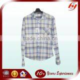 Lady Spring/ Autumn Check Cotton Casual Blouse Design Woman Slim Fit Stylish Plaid Shirt