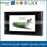 Flintstone 10 inch digital merchandising equipment, lcd digital signage displayer shelf/wall mount, small tv advertising screen