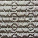 Polyester Stripe With Fashion Embroidered Padded Quilting Fabric thumbnail-1