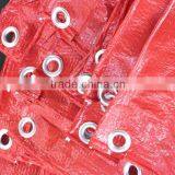 China PP /PE TARPAULIN High Density Polyethylene Leno Woven Fabric 3 Feet Aluminum Eyelet 16x16 Mesh Triangle Plastic Corner thumbnail-1