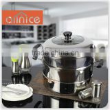 Factory 201material 2/3/4 layers stainless steel steamer pot