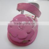 Flower sandal solf sole baby shoes