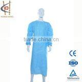 Disposable Nonwoven Fabric Medical Gown With Knitted Cuff thumbnail-1