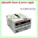 0-120V/0-5A Single Output DC Power Supply,Voltage/current Adjust Knob With Rough and Meticulous Adjustable