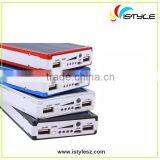 New Type Customized Color and Logo Real Capacity 10000mah Portable Solar Power Banks With Powe for Mobile Phones and USB Devices thumbnail-6