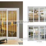 Aluminium Door With White Frame