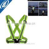 Custom Logo Hi Viz Reflective Safety Vest , Reflective Belt , Reflex Vest for Runnig or Cycling