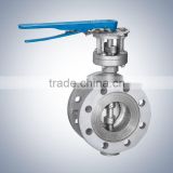 manual flange SS304 butterfly valve
