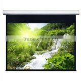 Wall Mounted Motorized Projector Screen / Electric Projector Screen / Automatic Projector Screen
