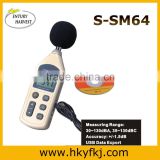 best price radio sound level meter / digital sound level meter with usb (S-SM64)