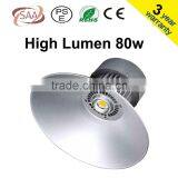 80w Led High Bay 3 Year Warranty Factory Lighting