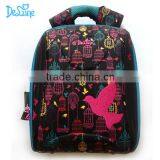 Top Quality Kids Beautiful Bird School Backpack Bags for Girls