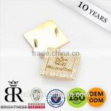 2015 Fantastic Metal Embossed Logo Handbag Logo Plate Garment Logo