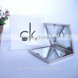 Party Pocket Compact Mirror, Beidesmaid Gift, Fold Double Sided Make up Mirror, Lady Square Metal Pocket Mirror thumbnail-2