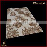 China Supplier Hotsale Brown Pattern Pvc Place Mat thumbnail-3