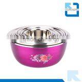 201 Stainless Steel Gorgeous and Printed Mixing Bowls & Soup Plates thumbnail-1