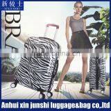 PC Kids Fancy Lightweight Spinner Luggage Travel Case Trolley Hard Case With Zebra Printing thumbnail-1
