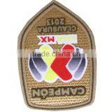 Factory Direct Flocking Sport Brand Patch Iron on Patches for Jackets thumbnail-2