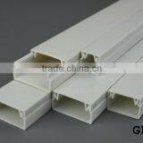 White PVC Cable Trunking in Multiple Size ,Divider and Shock-resistant,Adhensive Sticker Available