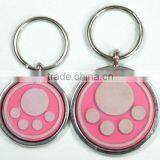 Soft PVC Key Chain Key Ring.
