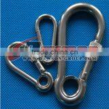 Stainless Steel mini black swivel Snap Hook