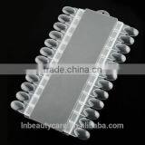 24 Clear Removable Nail Polish Palette Color Chart Display Art Tip thumbnail-5