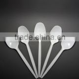 Stronger plastic white tableware set soup spoon,hot sale