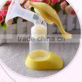 New Arrival 100% Food Grade BPA Free Manual Breast Pump for Mother Mom's Manual Breast Pump With Bottle thumbnail-1