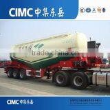 CIMC Carbon Steel Dry Bulker Cement Tanker Semi Truck Trailers For Sale thumbnail-3