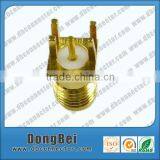 Female Straight Pcb Mount Connector SMA