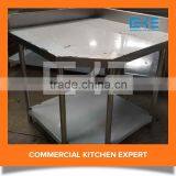 Commercial Kitchen Stainless Steel Corner Table thumbnail-6