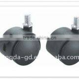 D=50mm/40mm Plastic Furniture Caster Wheel With Insert thumbnail-1