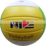 Bright colored volleyball