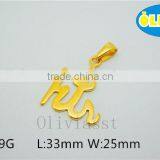 Olivia 2016 New Fashion Modern 304 Stainless Steel Boat Hook Shape Big Size Pendant thumbnail-2