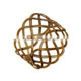 Handmade Women Charm Wire Hollow Out Arm Cuff Open Bangle