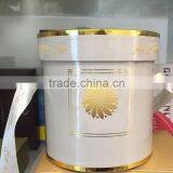 High Quality Gloss Lamination Flower Box for Roses With Gold Stamping Line