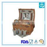 Stainless Steel Picnic Wallet With Basket