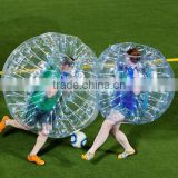 HI 1.0mm PVC/TPU giant inflatable bubble ball for soccer