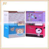 New Design High Grade Oxford Fabric Double Cover Printing Cartoon Toy Storage Box