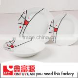High quality hot selling porcelain dinner sets ceramic dinner set